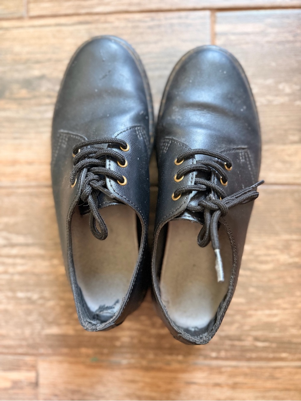 Dr Martens Leather Oxfords, Black W6/37